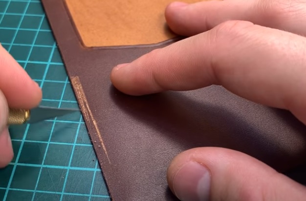 diy passport holder scratch