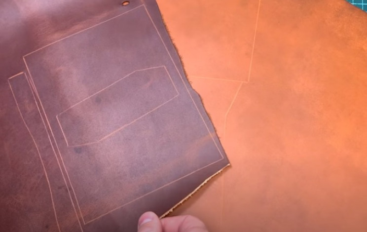 diy leather passport covers scored