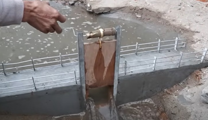diy mini dam complete