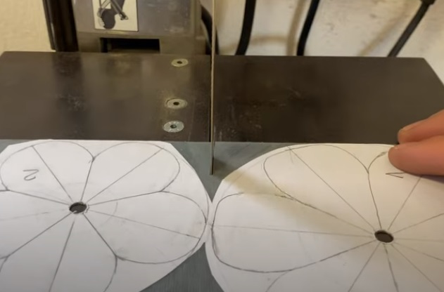 diy steel rose cut out