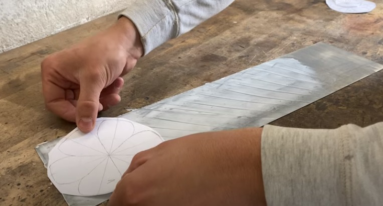 diy steel rose transfer design