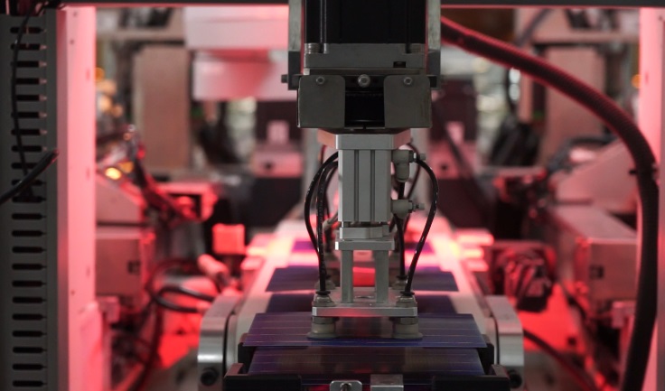 making solar panels cells