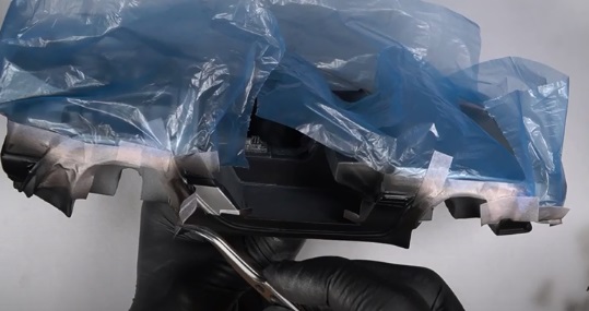 diy dmc-12 remove tape after black