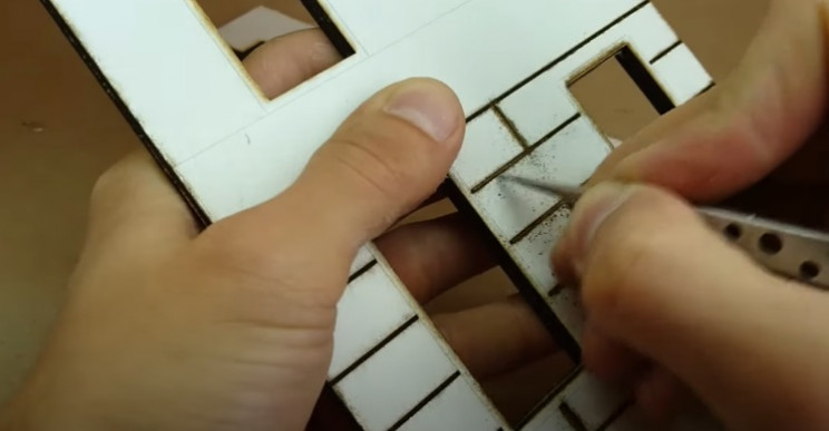diy soviet era diorama building details