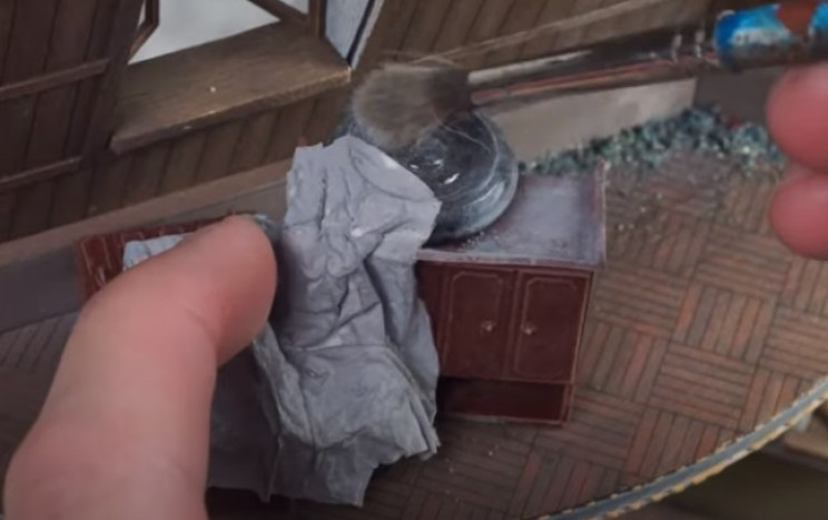 diy soviet diorama dusty furniture