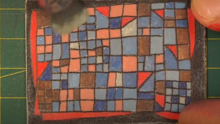 diy soviet diorama paintings
