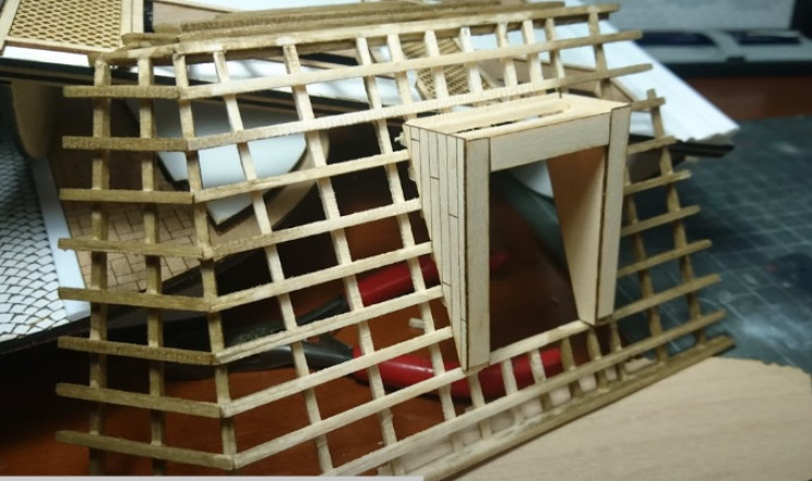diy soviet diorama paint roofs