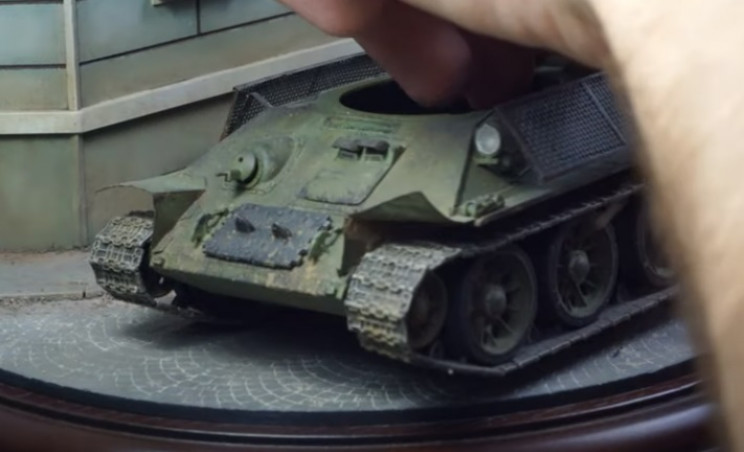 diy soviet diorama tank 1