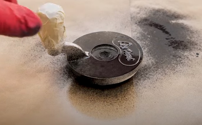 drill restore paint crank
