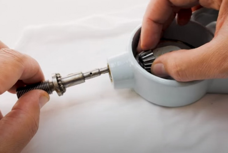 drill restore barrel to gear