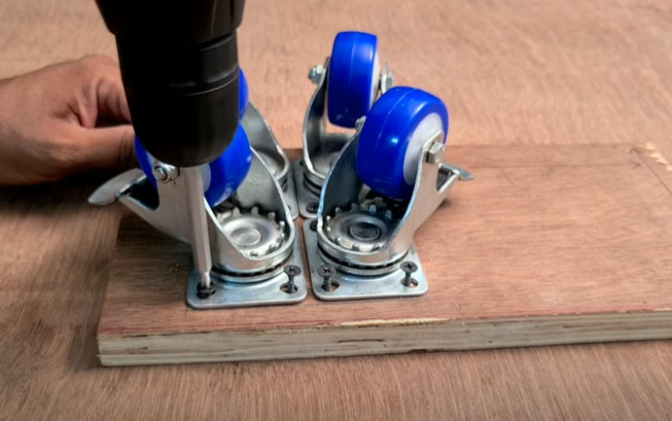 diy tumbler casters