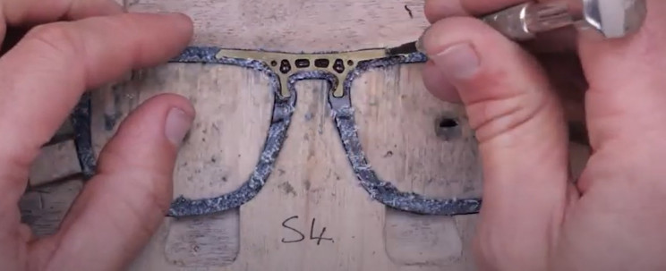 jean sunglasses main assembly metal