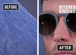 How to Turn Old Jeans into Swanky Sunglasses