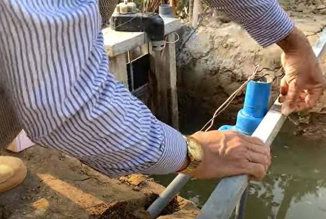 diy dam irrigation system pump