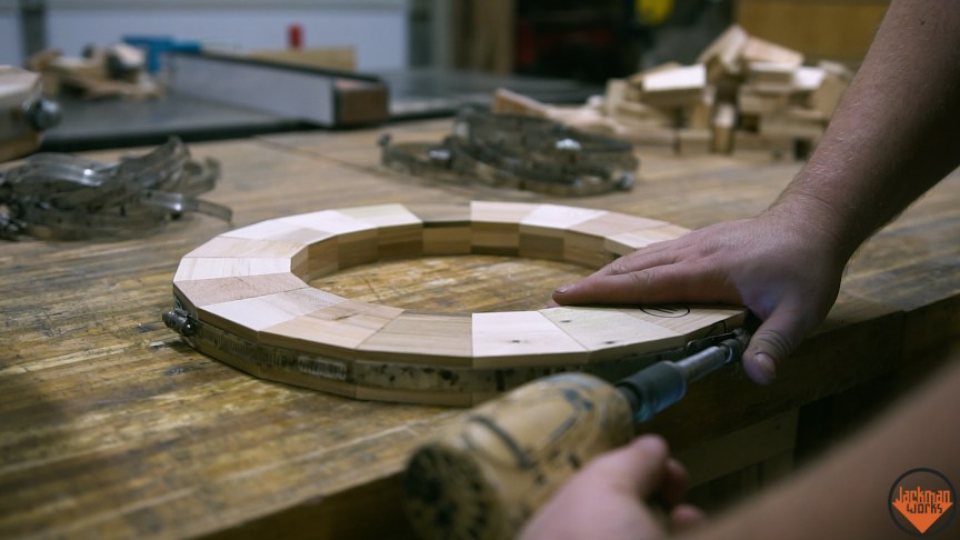 wooden vase rings