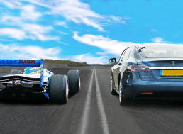 Tesla Model S vs. 770 HP Formula 1 Car: See Who Wins