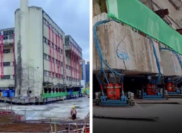 This 85-Year-Old Chinese Building 'Walks' to Its New Location
