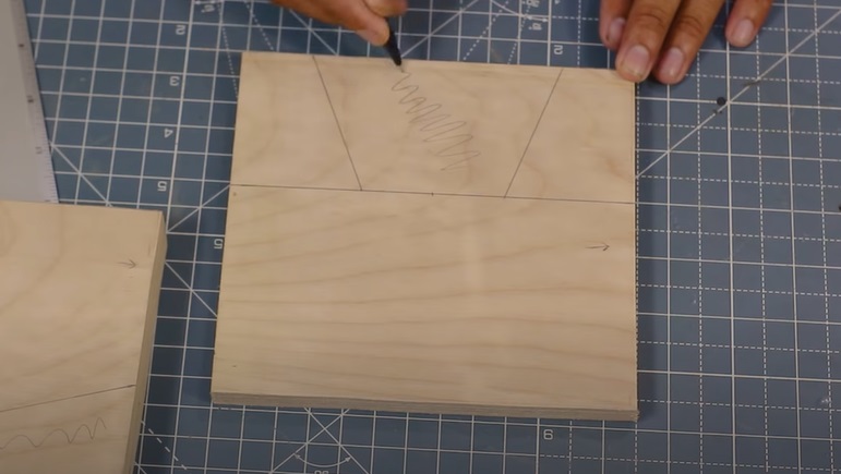 diy arduino label dispenser trapezoid