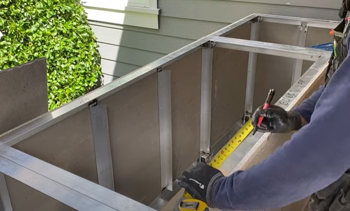outdoor grill cut to shape