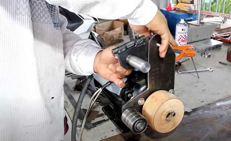 diy belt sander tracking