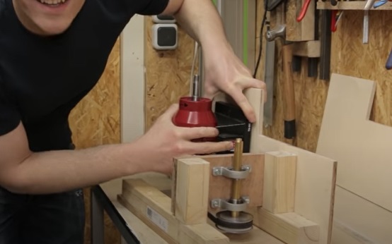 diy lettuce spinner motor and rod