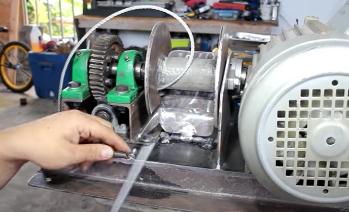 diy hoist brake