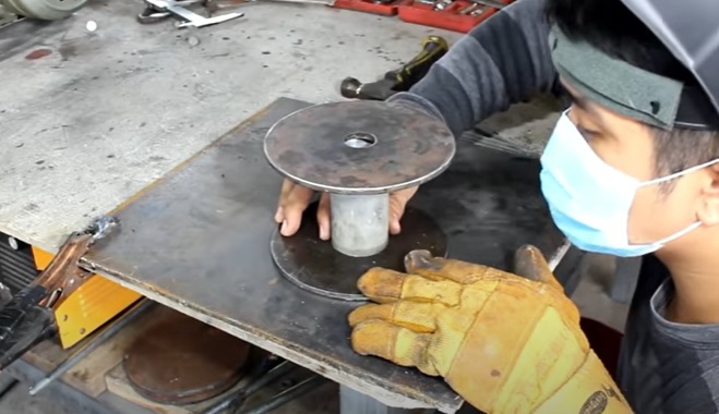 diy hoist cable holder