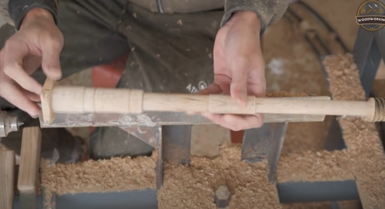 diy wooden rifle barrel complete