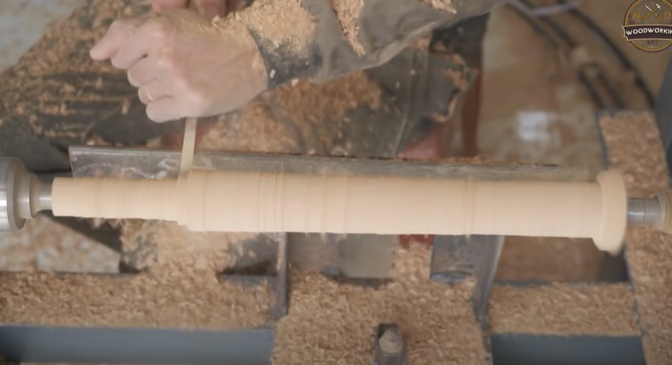 diy wooden rifle barrel lathe