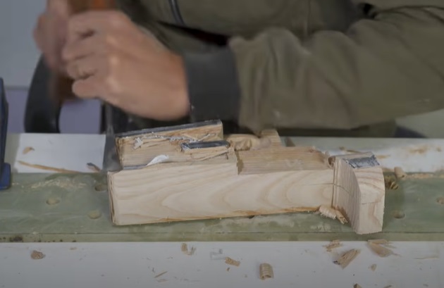 diy wooden sniper rifle chisel main part