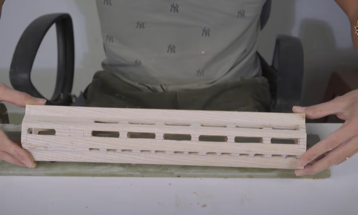 diy wooden rifle handguards