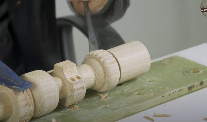 diy wooden rifle scope fine details