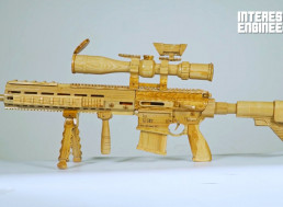 Making a Working Homemade HK G28 Sniper Rifle