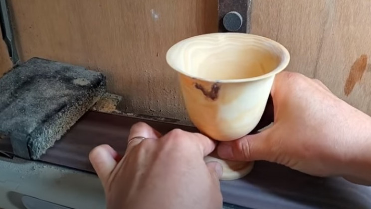 diy goblet belt sander
