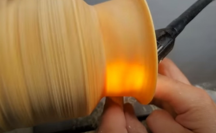 diy pinewood goblet thin walls