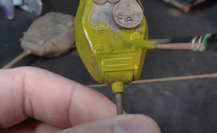diy t-34 yellow green