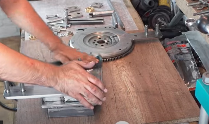diy metal bender machine clean parts