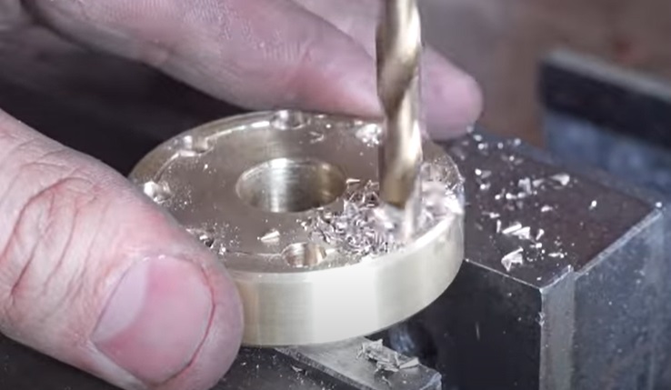 diy metal bender drill holes flanges