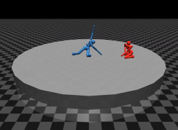 AI Players in This Simulated Sports Game Are Literally Psyching Each Other Out and It's Hilarious