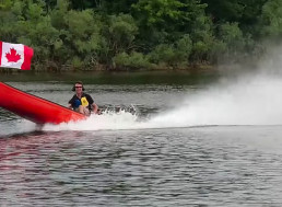 YouTubers Build World's Fastest Twin Jet-Powered Canoe