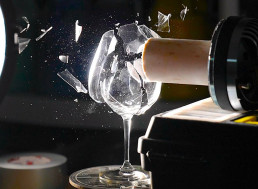 Watch a Wine Glass Shatter with Just Sound in Slow Motion