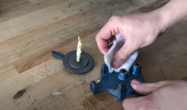 handcrank grinder restore solvent