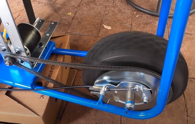 diy e bike motor working