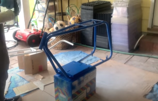 diy elec mini bike frame