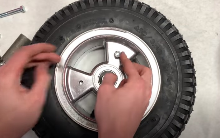 diy mini elc bike tire hubs