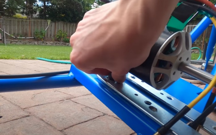 diy mini elec bike mount motor