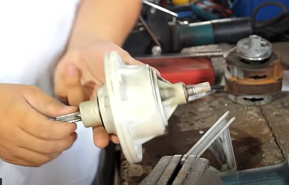 ceiling fan from washing machine prep