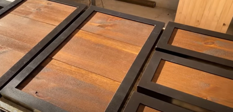 diy workbench doors wood