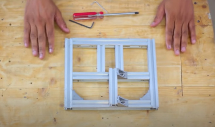 arduino bobbin winder frame