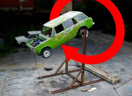 Mechanics Test What It Takes To Make A Lada Front Flip